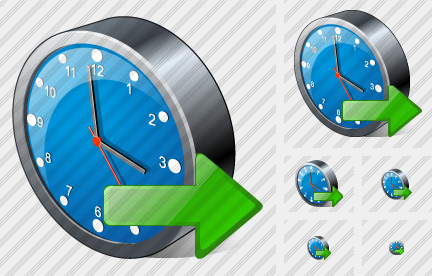 Clock Export Icon