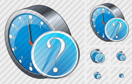 Clock Question Icon