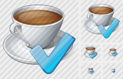 Coffee Cup Ok Icon