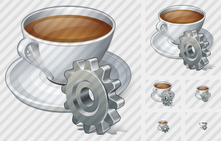 Coffee Cup Settings Icon