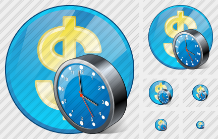 Company Business Clock Icon