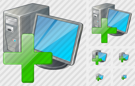 Computer Add Icon