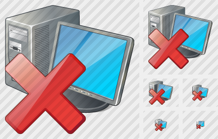 Computer Delete Icon