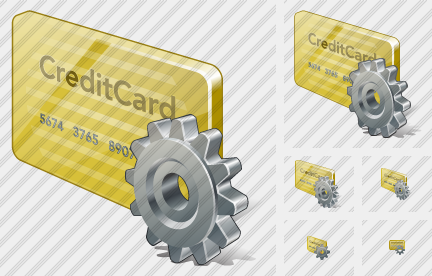 Credit Card Settings Icon