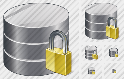 Database Locked Icon