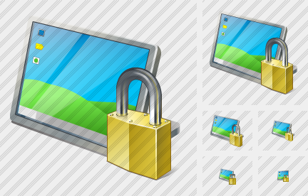 Desktop Locked Icon