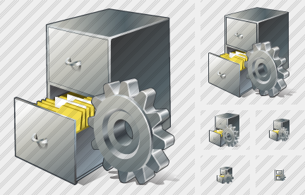 Icone Document Box Settings