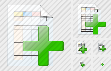 Document Table Add Icon