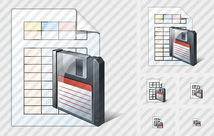 Document Table Save Icon