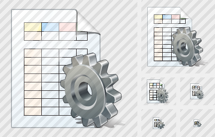 Icone Document Table Settings