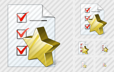 Document Task Favorite Icon