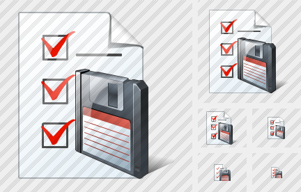 Icone Document Task Save