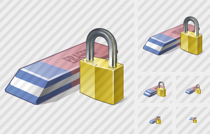 Eraser Locked Icon