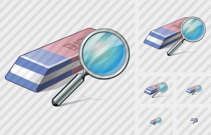 Eraser Search Icon