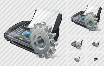 Icone Fax Settings