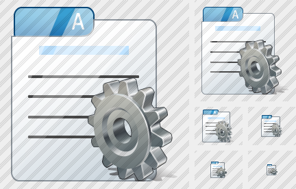 Icone File Card Settings