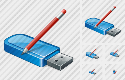 Flash Drive Edit Icon