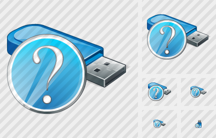 Flash Drive Question Icon