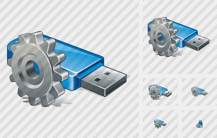 Icone Flash Drive Settings