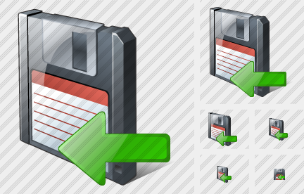 Icone Floppy Disk Import