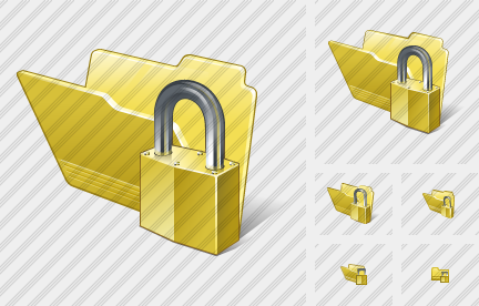 Icone Folder Locked