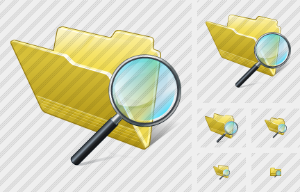 Folder Search 2 Icon