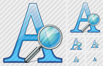 Font Search Icon