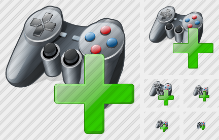 Icone Gamepad Add