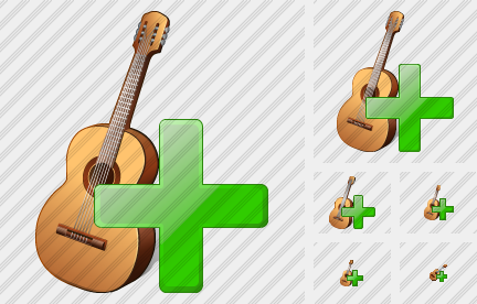 Guitar Add Icon