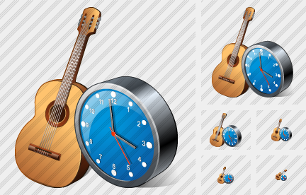  Guitar Clock