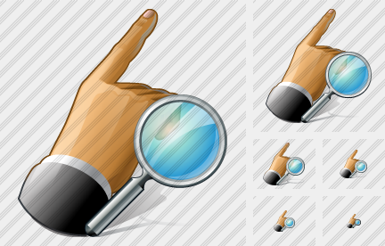 Hand Search Icon