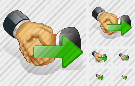 Handshake Export Icon