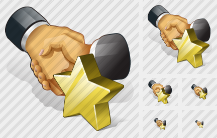 Handshake Favorite Icon