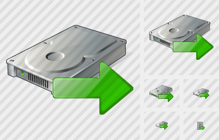 Icone Hard Disk Export