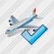 Airplane Ok Icon