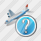 Airplane Question Icon