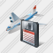 Airplane Save Icon