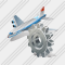 Airplane Settings Icon