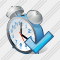 Alarm Clock Ok Icon
