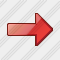 Arrow Right Red Icon