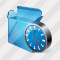 Box Open Clock Icon