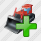 Bulldozer Add Icon