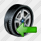 Car Wheel Import Icon