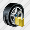 Car Wheel Locked Icon