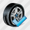 Car Wheel Ok Icon