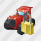 Catterpillar Tractor Locked Icon