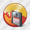 CD Burn Save Icon