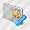 Chip Card Ok Icon