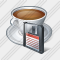 Coffee Cup Save Icon