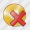 Compact Disk Delete Icon